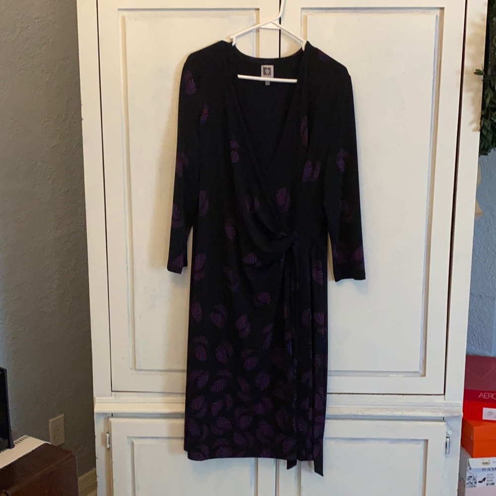 Wrap dress by Anne Klein size XL